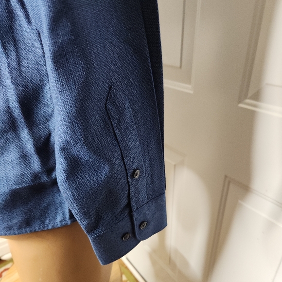 NWT Perry Ellis Dark Sapphire Oeko-Tex  Size Small - Picture 4 of 5